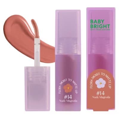 Flora Moist To Matte Lip 3G Baby Bright احمر شفاه فلورا بيبي برايت — 2
