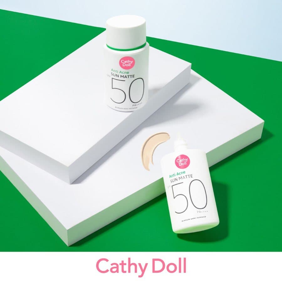Acne Sun Matte SPF50 50ml Cathy Doll كريم واقي شمس مطفي كاثي دول — 2