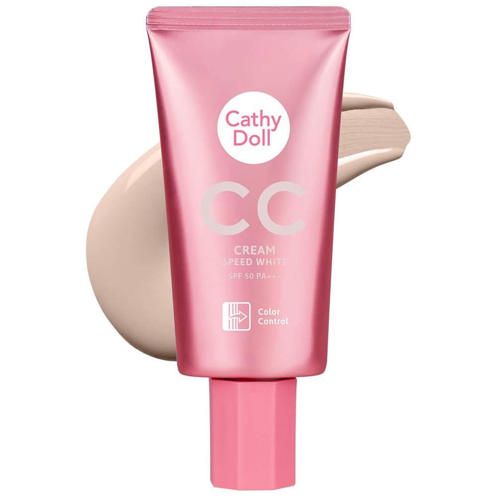 CC Cream SPF50 PA+++ 50ML SPEED WHITE #1 Light Beige Cathy Doll — 2
