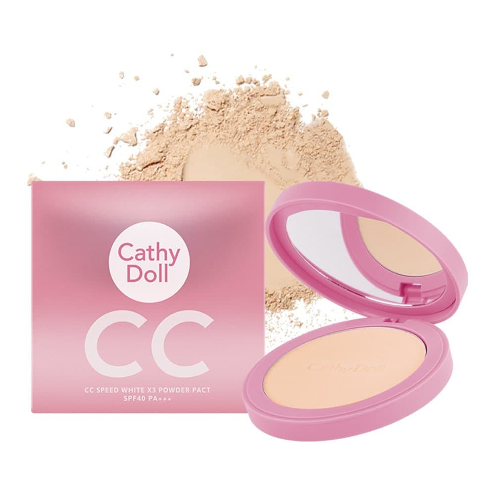 CC SPEED WHITEX3 POWDER PACT SPF40 PA+++ 12G #23 Natural Beige Cathy Doll — 2