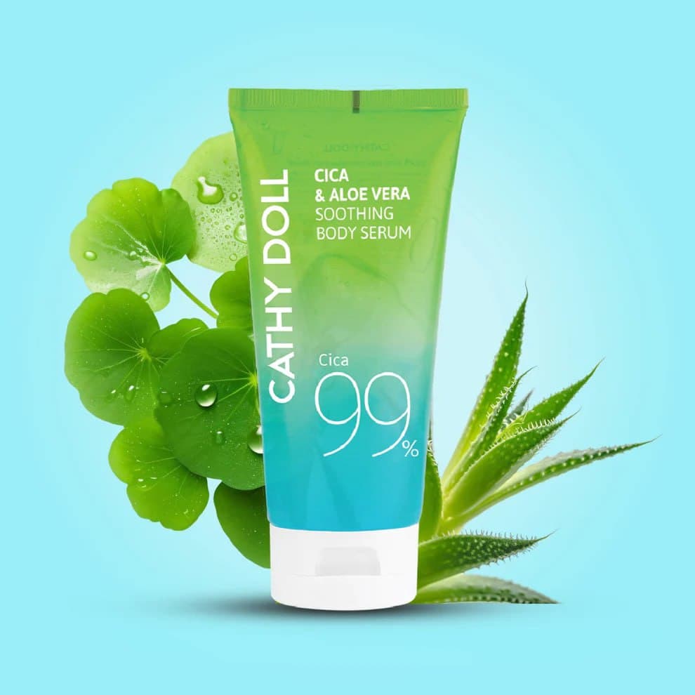 CICA And Aloe Vera Soothing Body Serum Cathy Doll سيروم الجسم بالصبار كاثي دول