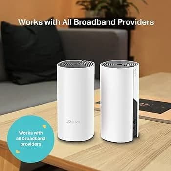 راوتر واي فاي ديكو E4 AC1200 مزدوج النطاق - 280019 — 2
