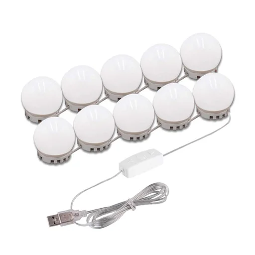 سيت مصابيح للمرآة 10 قطع Vanity Mirror Lights 6821