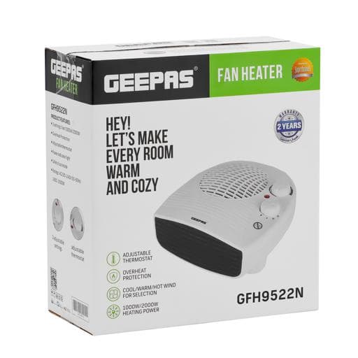 دفاية كهربائية بمروحة GEEPAS GFH9522 — 2