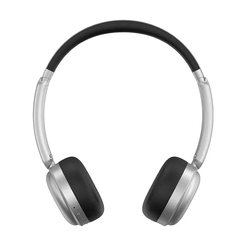 سماعة رأس لاسلكية Havit H616BT بتصميم كلاسيكي بلوتوث فضي وأسود H616BT-silver&black
