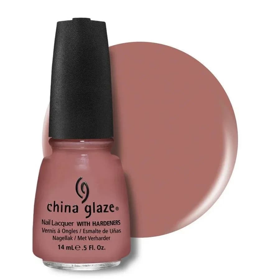 طلاء أظافر أنيق بلون وردي فاتح من CHINA GLAZE