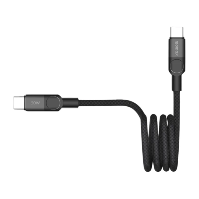كابل Momax Mag.Link مغناطيسي USB-C إلى USB-C بقوة 100W بطول 1 متر - 3407