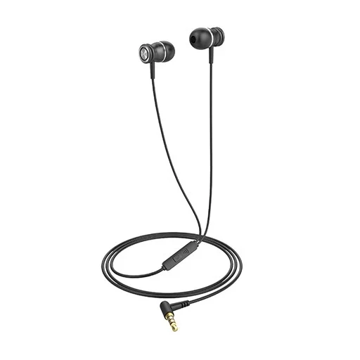 سماعة Havit E303P داخل الأذن سلكية بمنفذ 3.5 ملم لون أسود SKU 6217