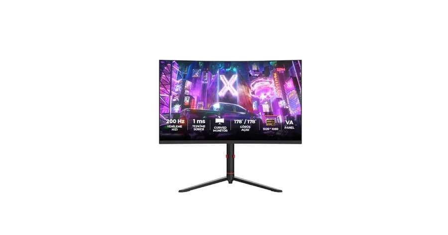 شاشة ألعاب Havit GSC102-US منحنية 27 بوصة 200Hz 1ms FHD أسود GSC102-US-black