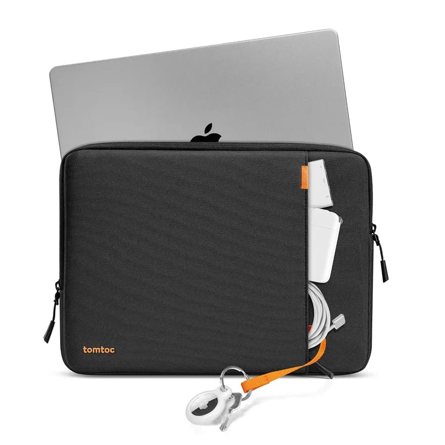 حقيبة حماية Tomtoc Defender-A13 للابتوب بحجم 15 إنش - أسود - 1249