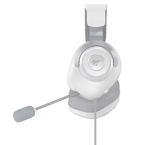 سماعة ألعاب الرياضات الإلكترونية هافيت H2230d أبيض + رمادي H2230d-White+Grey — 2