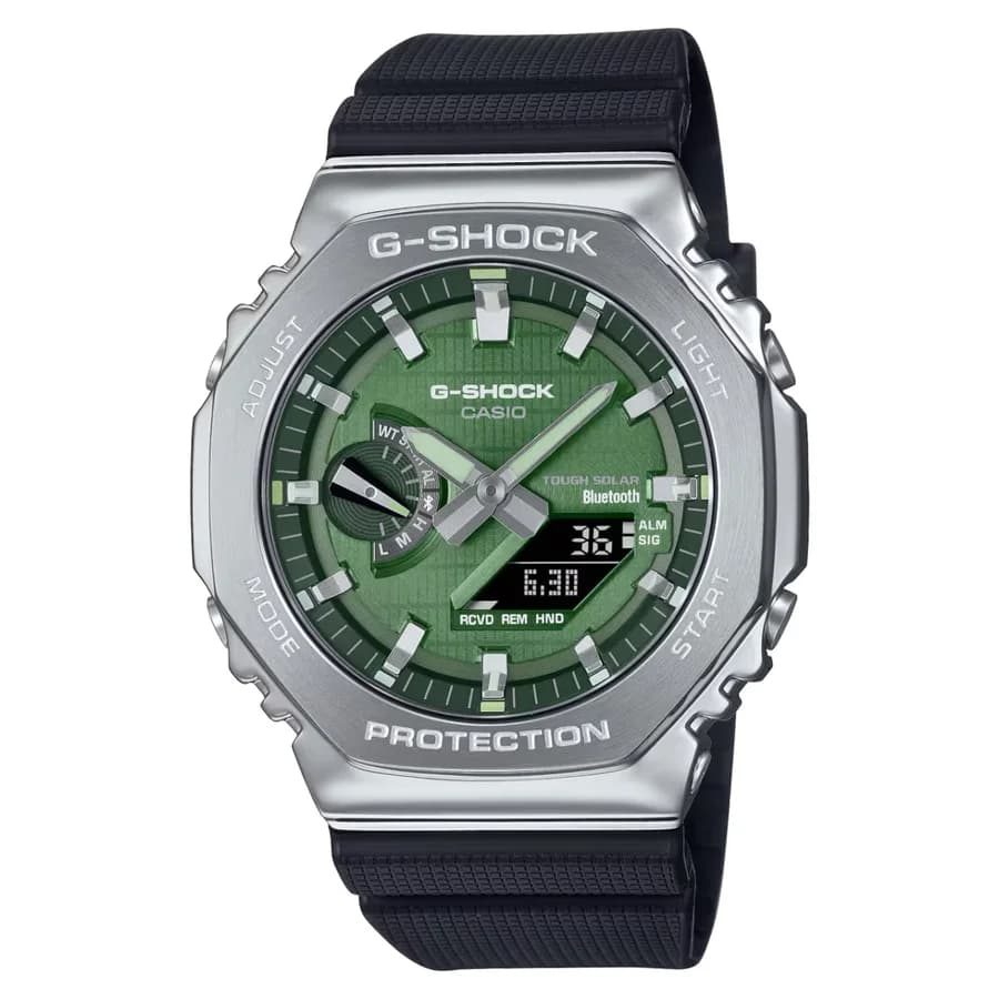 ساعة يد رجالية أنيقة بتصميم نحيف من كاسيو G-SHOCK GBM-2100A-1A3DR