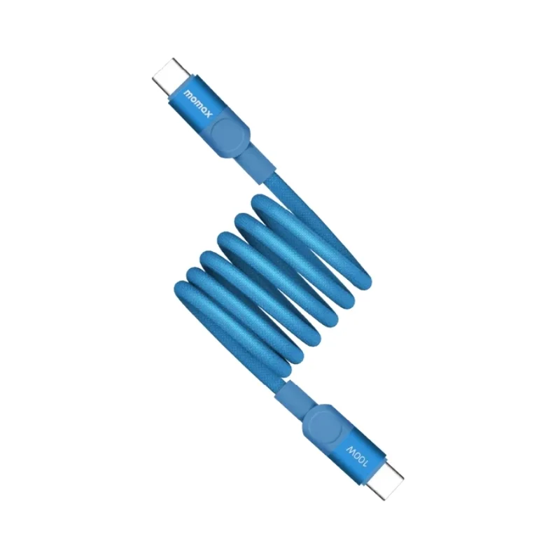 كابل Momax Mag.Link مغناطيسي USB-C إلى USB-C بقوة 100 واط - 9007