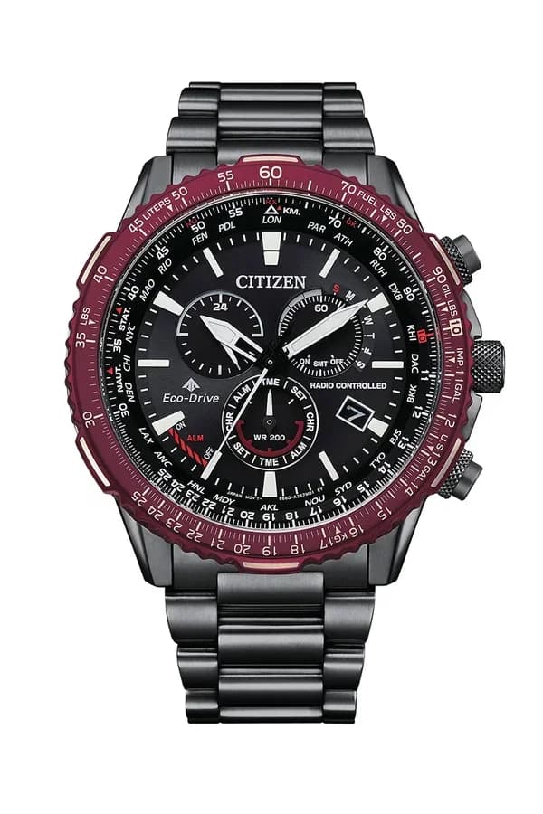 ساعة يد رجالية أنيقة من سيتيزن CB5009-55E بتقنية Eco-Drive ومقاومة للماء حتى 200 متر