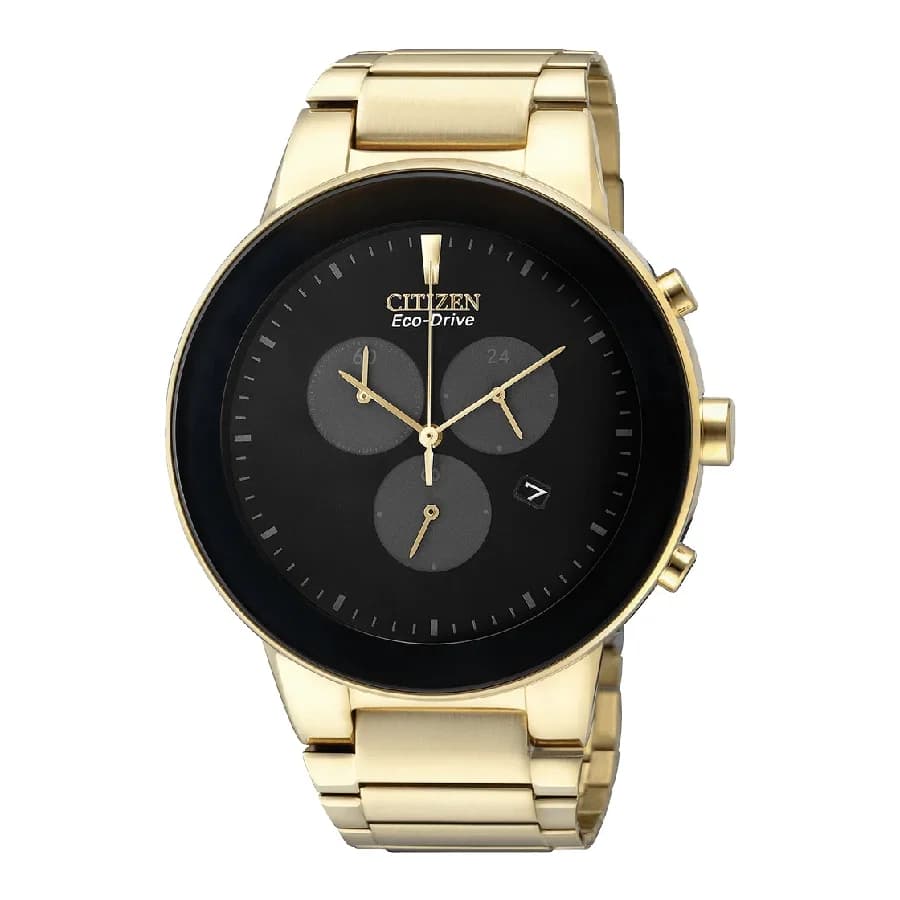 ساعة يد أنيقة بتقنية Eco-Drive من Citizen - AT2242-55E