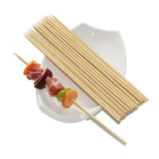 اعواد شواء خشبية 100 قطعة Bamboo Barbecue Sticks Set 8305