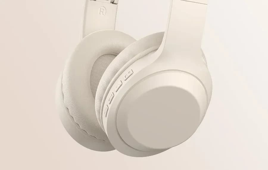 سماعة رأس لاسلكية بلوتوث Havit H628BT بيج خفيفة الوزن H628BT-beige — 2