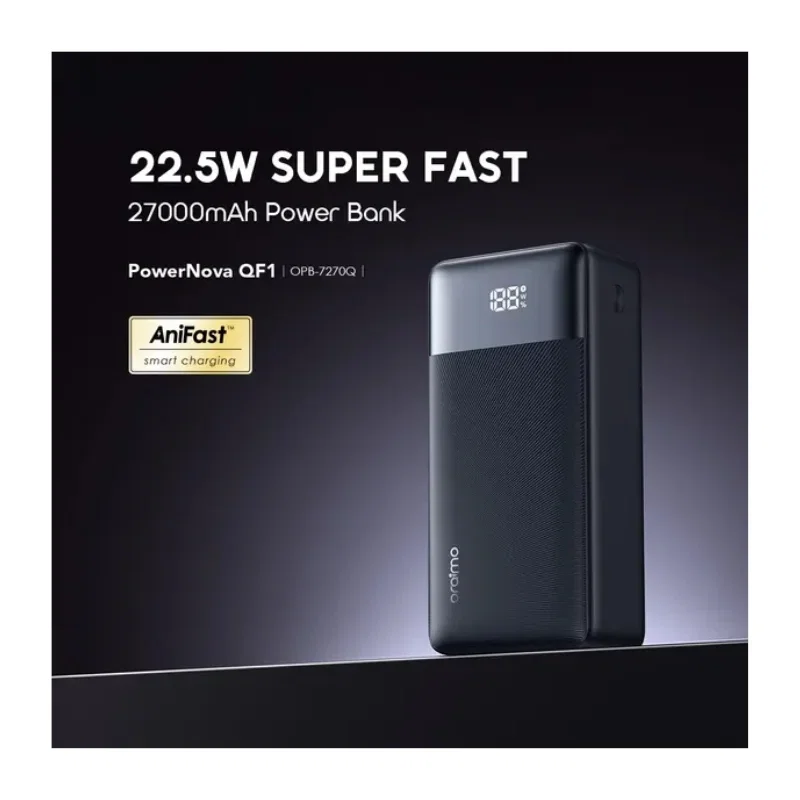 شاحن طوارئ أورايمو POBA OPB-7270Q SPBLACK بسعة 27000mAh - 7214 — 2