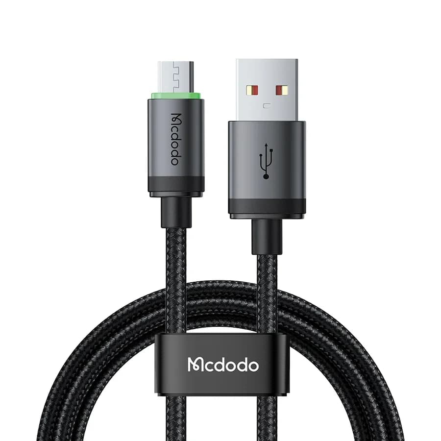 كيبل USB-A إلى Micro مع مؤشر LED بطول 1 متر من Mcdodo CA-3990