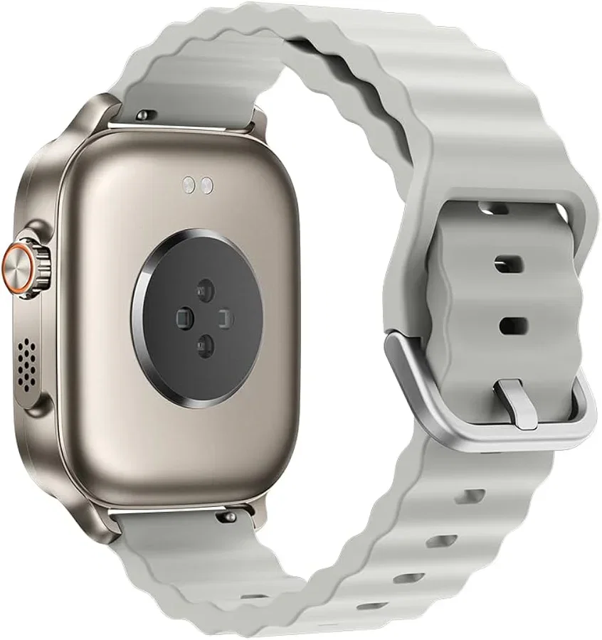 ساعة Realme Watch 5 الذكية بشاشة AMOLED كبيرة وبطارية تدوم طويلاً - RMW2501 Titanium Silver TR — 2