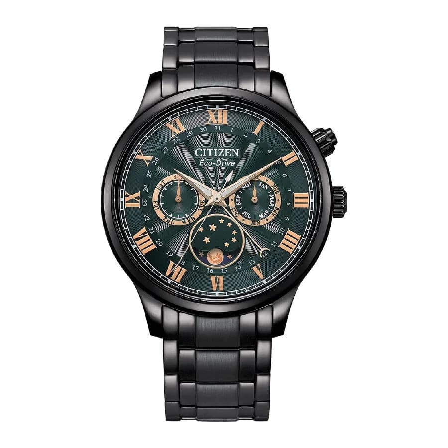 ساعة CITIZEN Eco-Drive AP1055-87X بتصميم أنيق ومزايا متقدمة