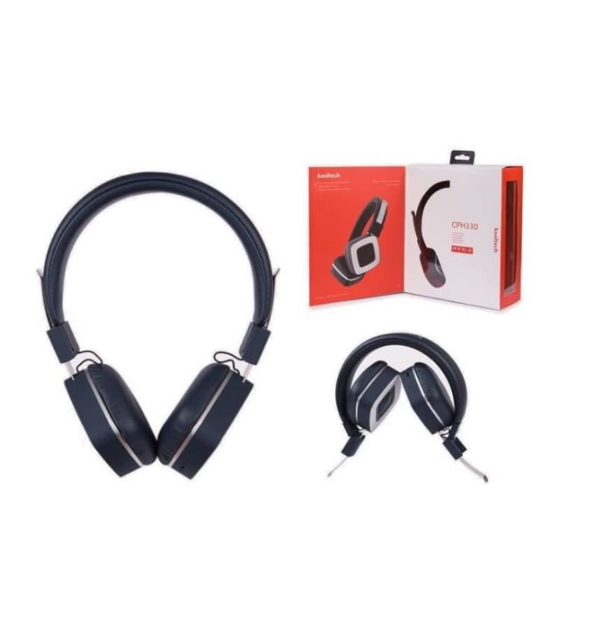 سماعات الرأس اللاسلكية Kooltech CPH-330 بتقنية البلوتوث مع ميكروفون وإمكانية المكالمات بدون استخدام اليدين