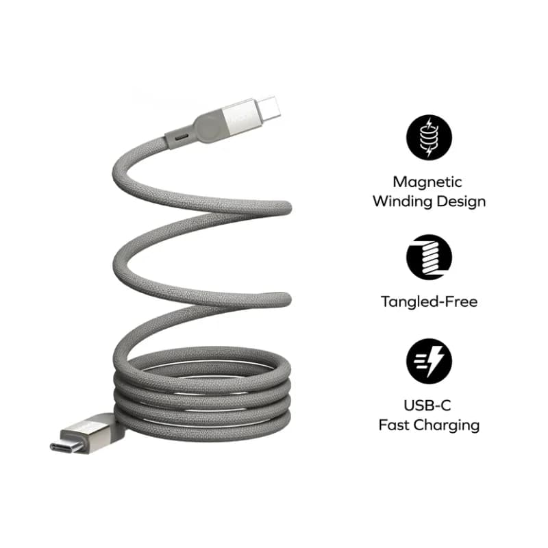 كيبل Momax Mag Link USB-C مغناطيسي 100W بطول 1 متر - SKU 3244 — 2