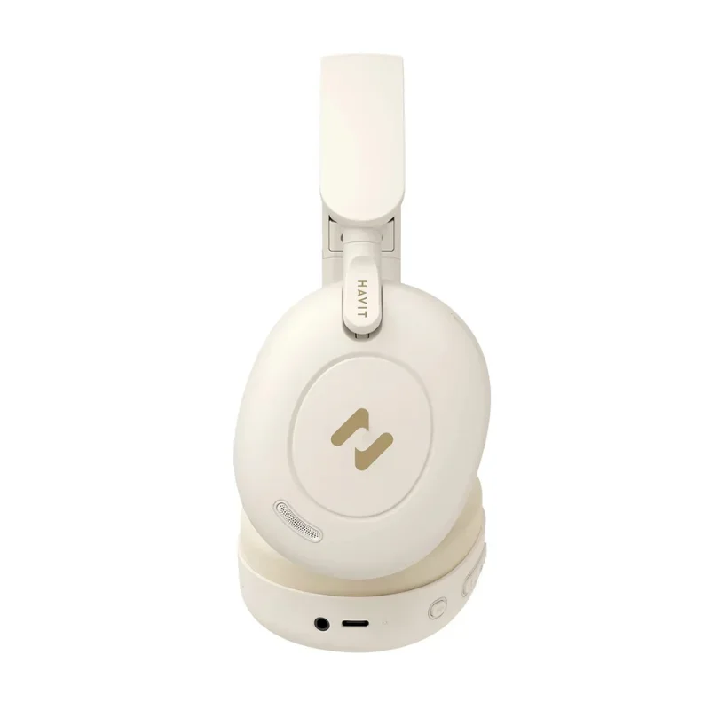 سماعة رأس لاسلكية Havit H655BT PRO بلوتوث 5.3 بيج - H655BTPRO-Beige