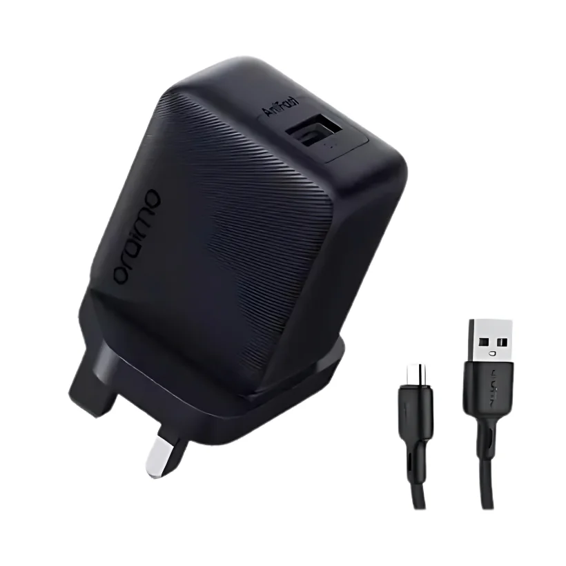 شاحن Oraimo Cannon 18D بقدرة 18 واط مع كابل Type-L - 5617