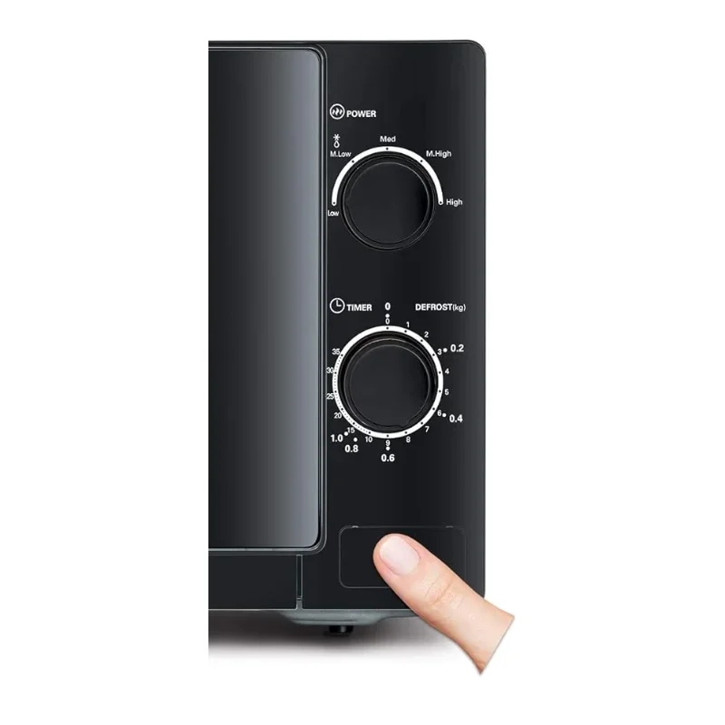 مايكرويف بلاك+ديكر MZ2005P-B5 سعة 20 لتر، طاقة 700 واط، تصميم مدمج — 2