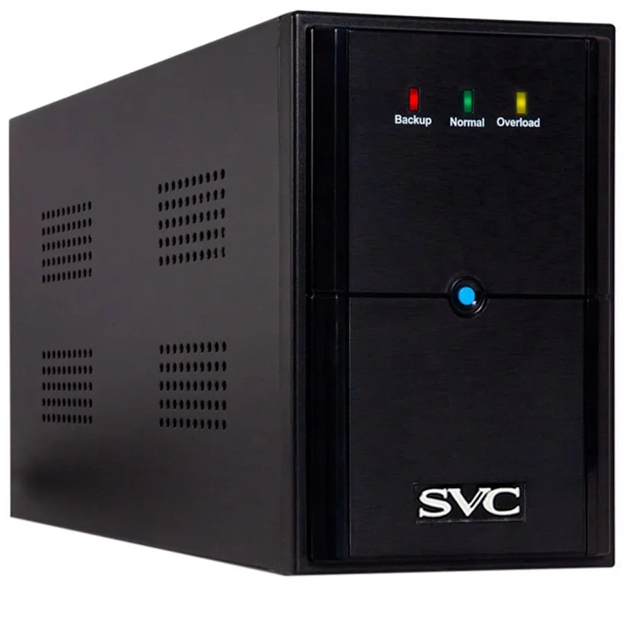 جهاز UPS SVC 2000 LED لتوفير الطاقة الاحتياطية وحماية الأجهزة - 270132