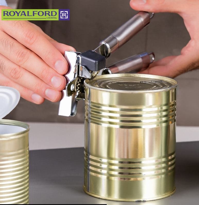 فتاحة علب متعددة الاستخدامات من الستانلس ستيل من ROYALFORD — 2