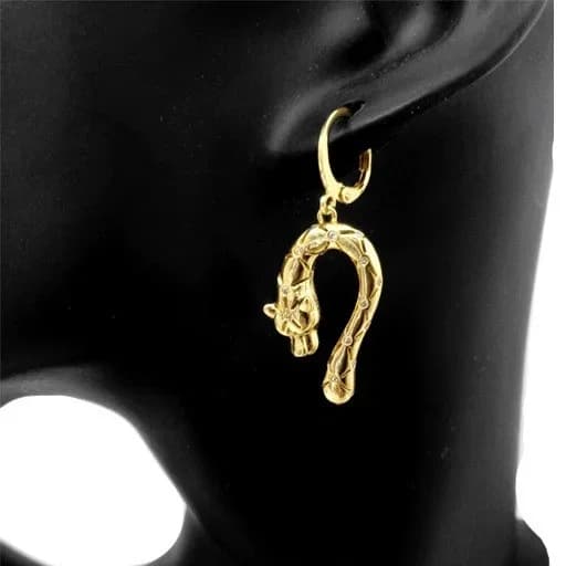 أقراط أذن نسائية ذهبي - 7352