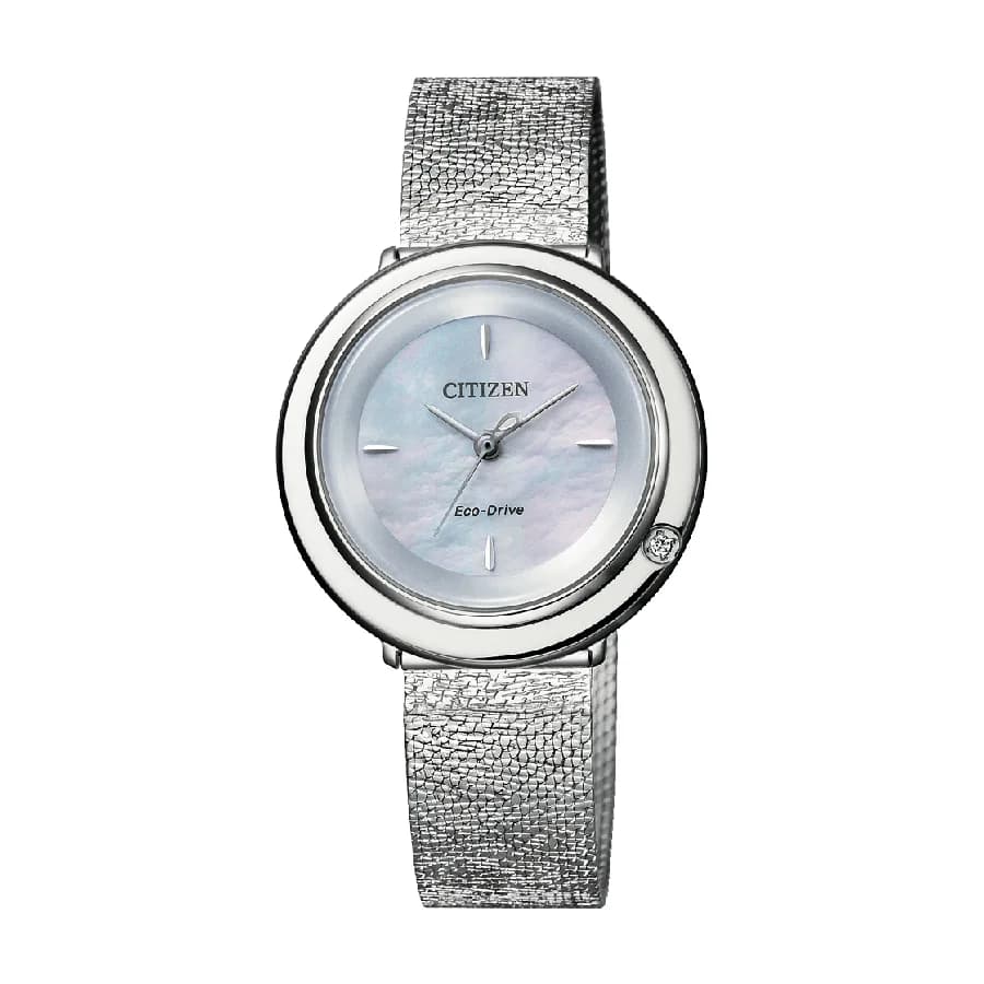 ساعة نسائية أنيقة بتقنية Eco-Drive من Citizen - EM0640-82D