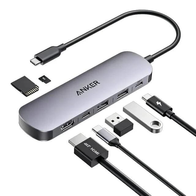أنكر نانو هاب USB-C رمادي متعدد المنافذ 6799