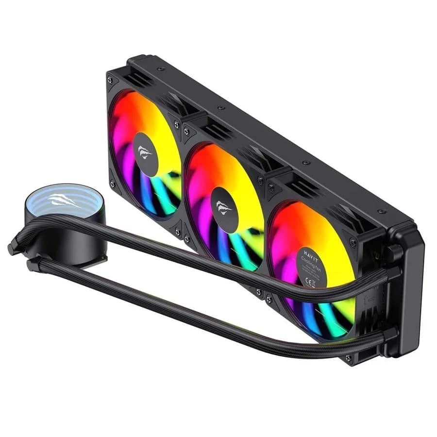 مبرد سائل للمعالج مع مراوح RGB - Havit F2002-black