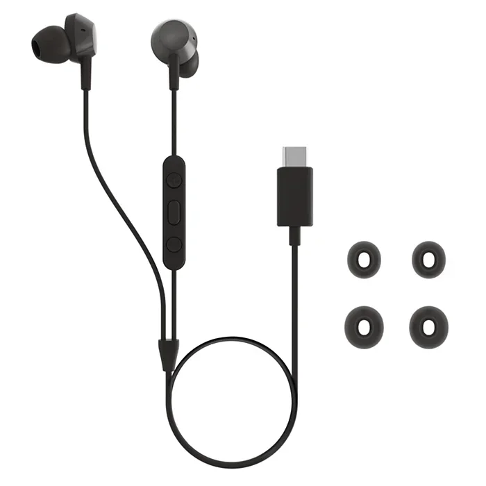 سماعة أذن سلكية USB-C من فيليبس مع ميكروفون مدمج - TAE5008BK-00 — 2