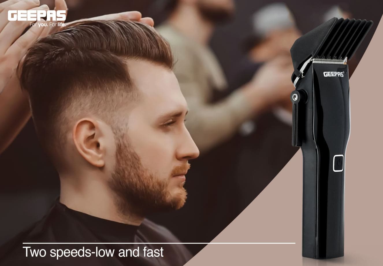ماكينة حلاقة احترافية للشعر مع شاشة رقمية وعمل متواصل حتى 4 ساعات من GEEPAS GTR56046 — 3