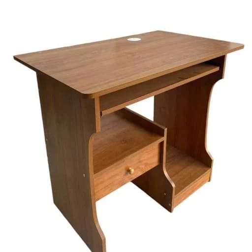 طاولة كمبيوتر خشبية متعددة الاستخدامات مع تصميم مدمج - 8694