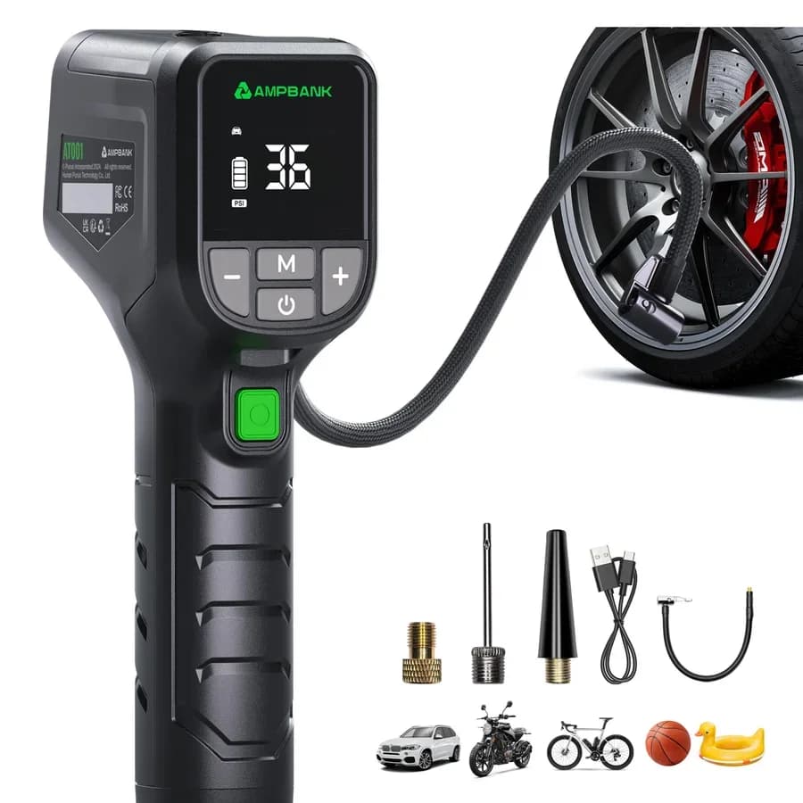 منفاخ إطارات شحن ذكي 150 PSI شاشة رقمية 25