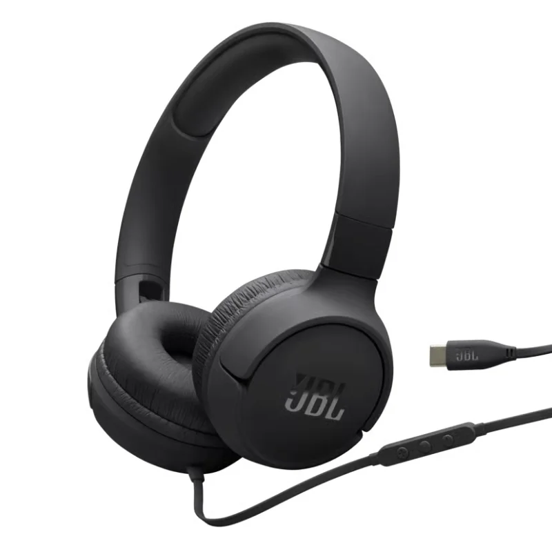 سماعة JBL Tune 520C سلكية بمنفذ USB-C لون أسود 200006756 — 2