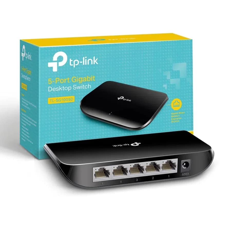 محول شبكة جيجابت إيثرنت 5 منافذ TP-LINK TL-SG1005D - 280026 — 2