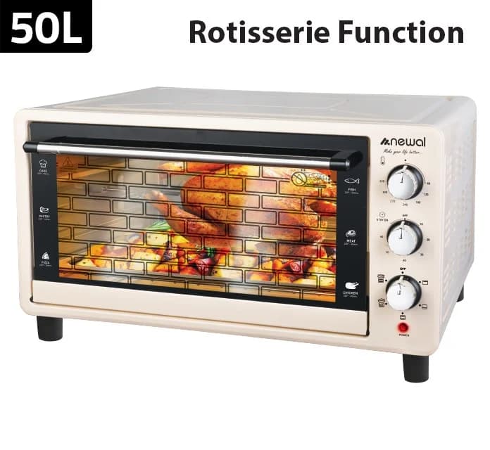 فرن كهربائي مع شواية سعة 50 لتر MOV-1650-04