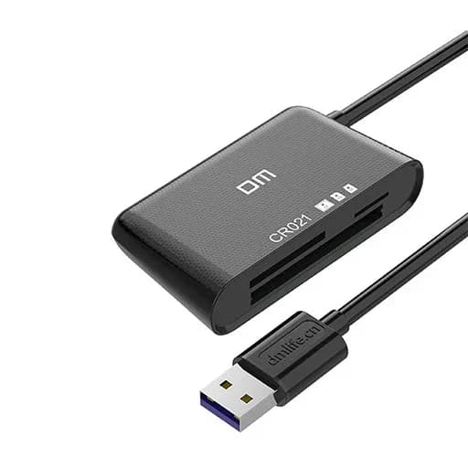 قارئ بطاقة ذاكرة DM CR021 USB 3.0 عالي السرعة - 8784