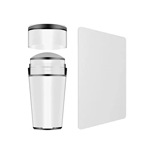 سيت أدوات تزيين الأظافر Clear Silicone Stamping Jelly Scraper Set 7049