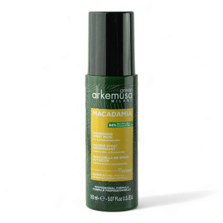 ARKEMUSA MACADAMIA NO-RINSE MULTI-BENEFITS NOURISHING SPRAY MASK FOR DRY AND DEHYDRATED HAIR 150ML سبراي ماكديميا نورشينك للشعر الجاف والناشف
