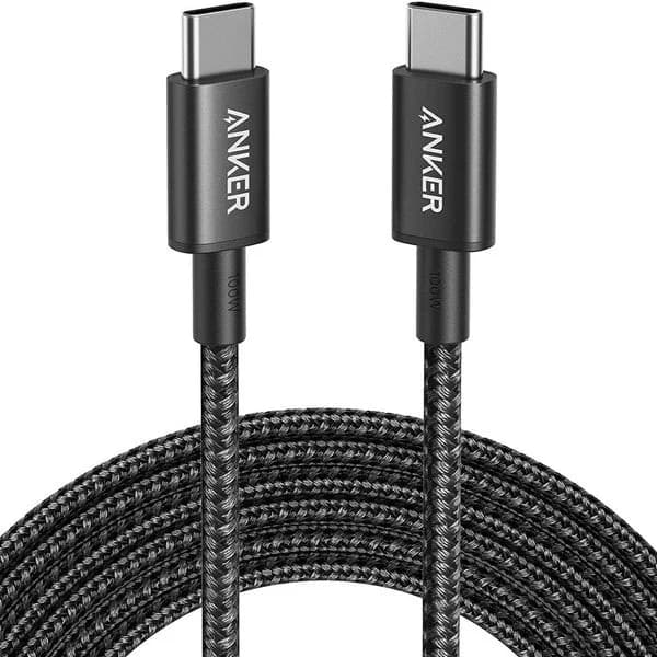 كيبل أنكر 333 USB-C إلى USB-C بقوة 100 واط بطول 3.3 قدم - أسود 5836