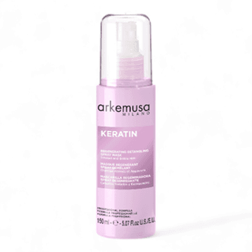 ARKEMUSA Keratin Regenerating Detangling Spray Mask for Treated and Brittle Hair 150ml سبري كيراتين رجينيريتينك من اركيموزا