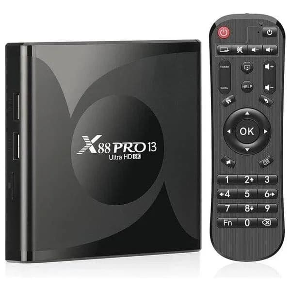 تي في بوكس X88 برو 13 بدقة 8K ونظام أندرويد سهل الاستخدام - X88-Pro-13-TV-Box-2GB-/-16GB
