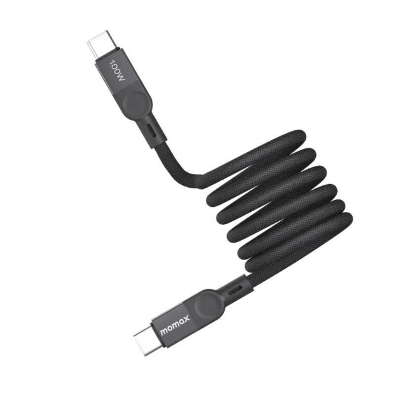 كيبل مغناطيسي Momax Mag Link USB-C إلى USB-C بقوة 100 واط - 3242